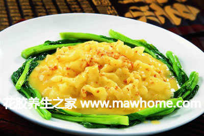 蟹黃花膠的食用方法