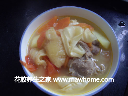 花膠龍骨番茄湯的食用方法