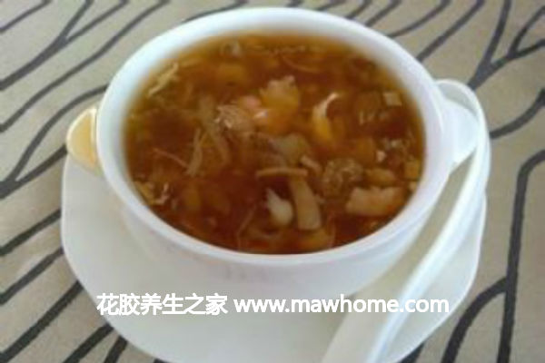 花膠魚翅羹的食用方法