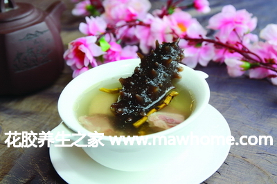 花膠海參煲木瓜的食用方法