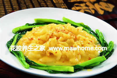 蟹黃花膠的食用方法