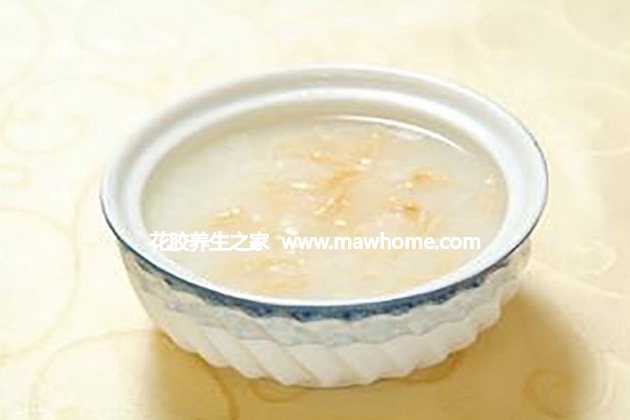 花膠銀杏元貝排骨粥