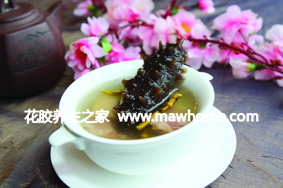 花膠海參煲木瓜的食用方法
