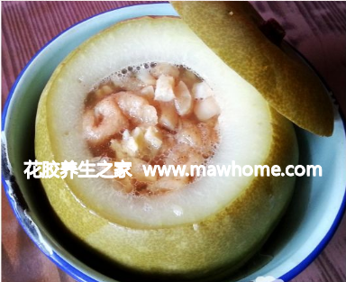 海參花膠冬瓜盅的食用方法