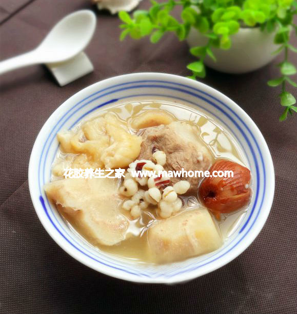 粉葛花膠骨頭湯