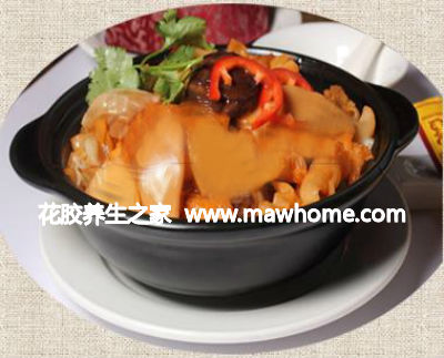 香菇悶花膠