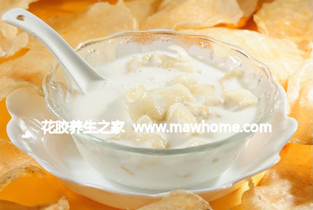 牛奶燉花膠的第9種做法