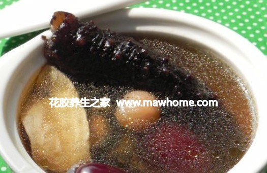 海參燉花膠的功效與作用
