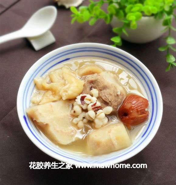 粉葛花膠骨頭湯的食用方法