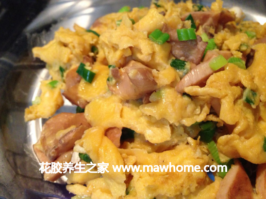 花膠炒蛋的食用方法