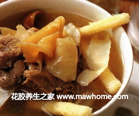 花膠玉竹漂漂湯的食用方法