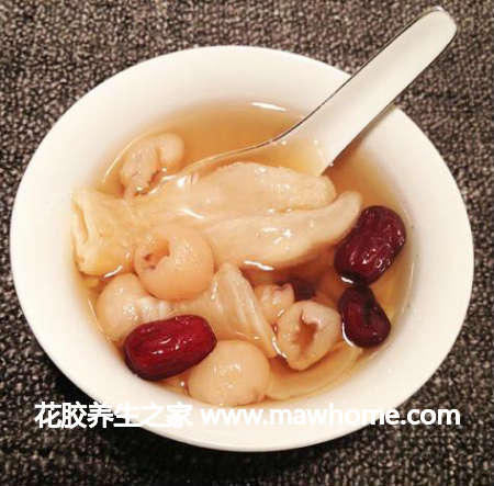 桂圓燉魚膠的食用方法