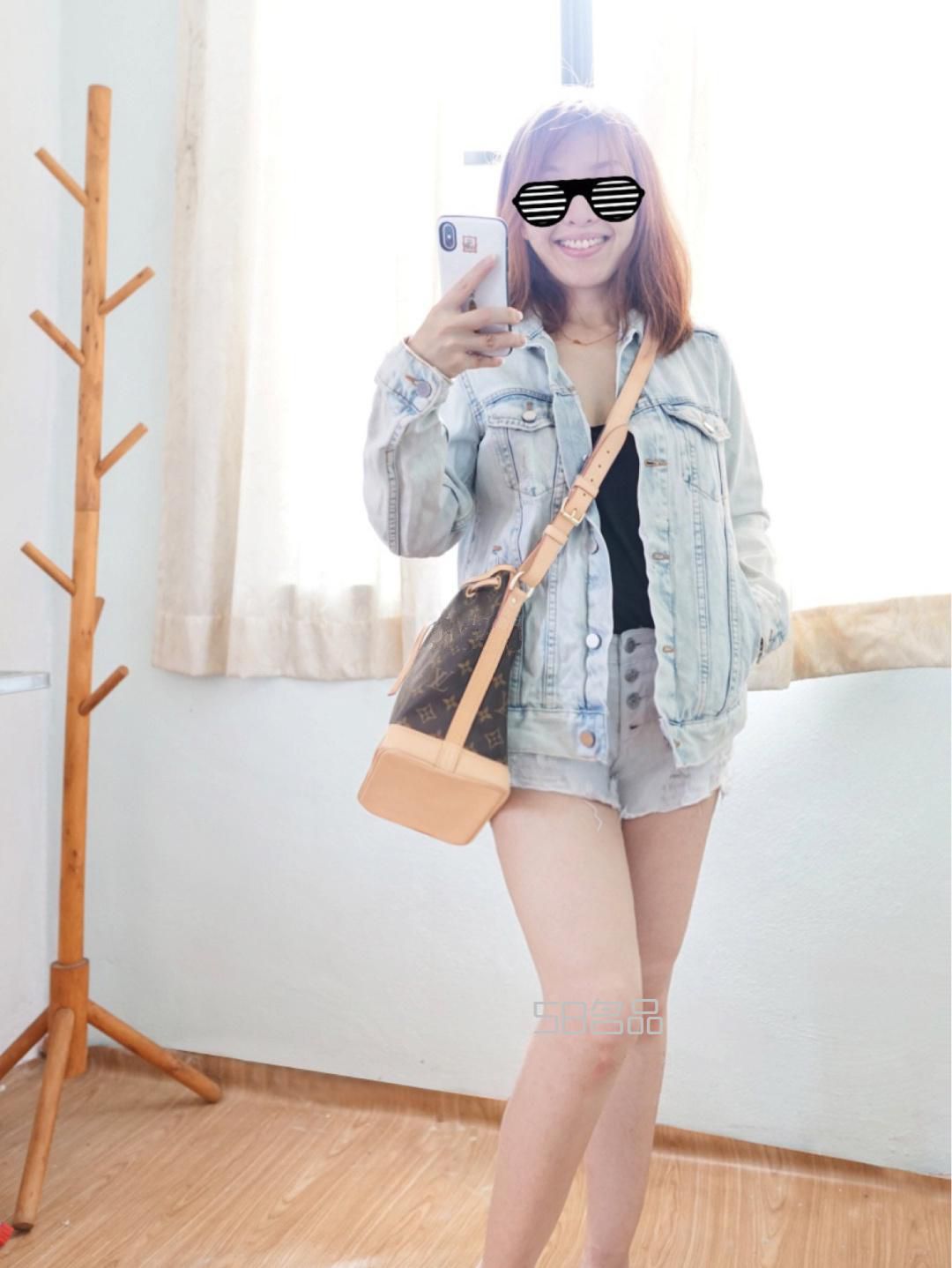 矮個子肉肉女的LV neonoe vs noe bb 水桶包,lv的貝殼包買漆皮還是水波紋好