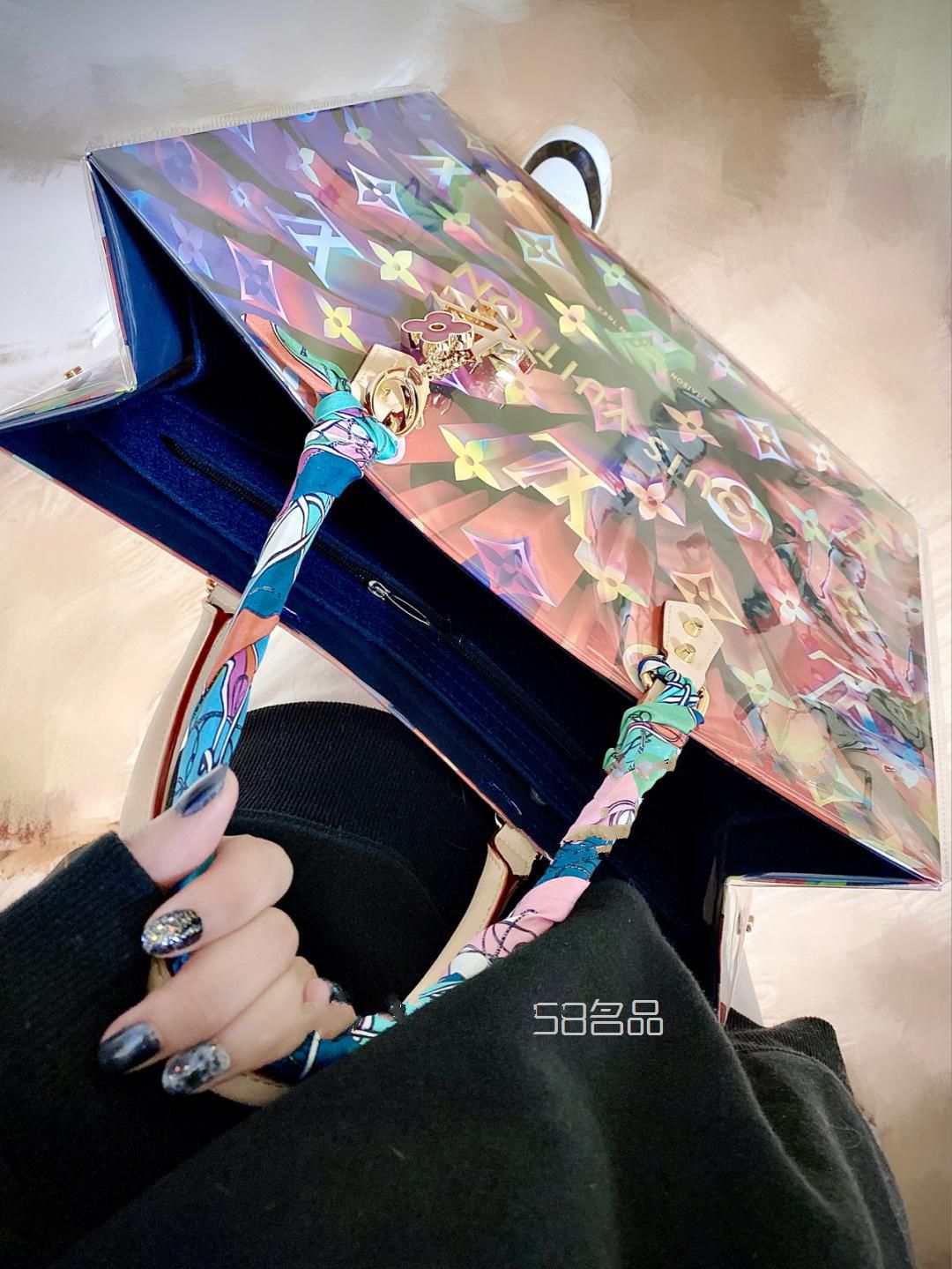 小姐姐教你 LV大號紙袋改托特出街包,lv繩結包包價格和圖片