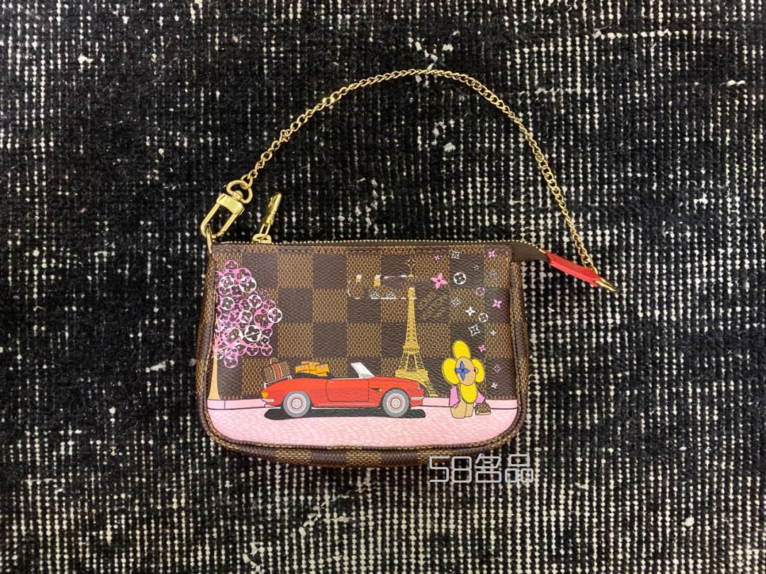 LV限定小麻將包,clemence lv錢包