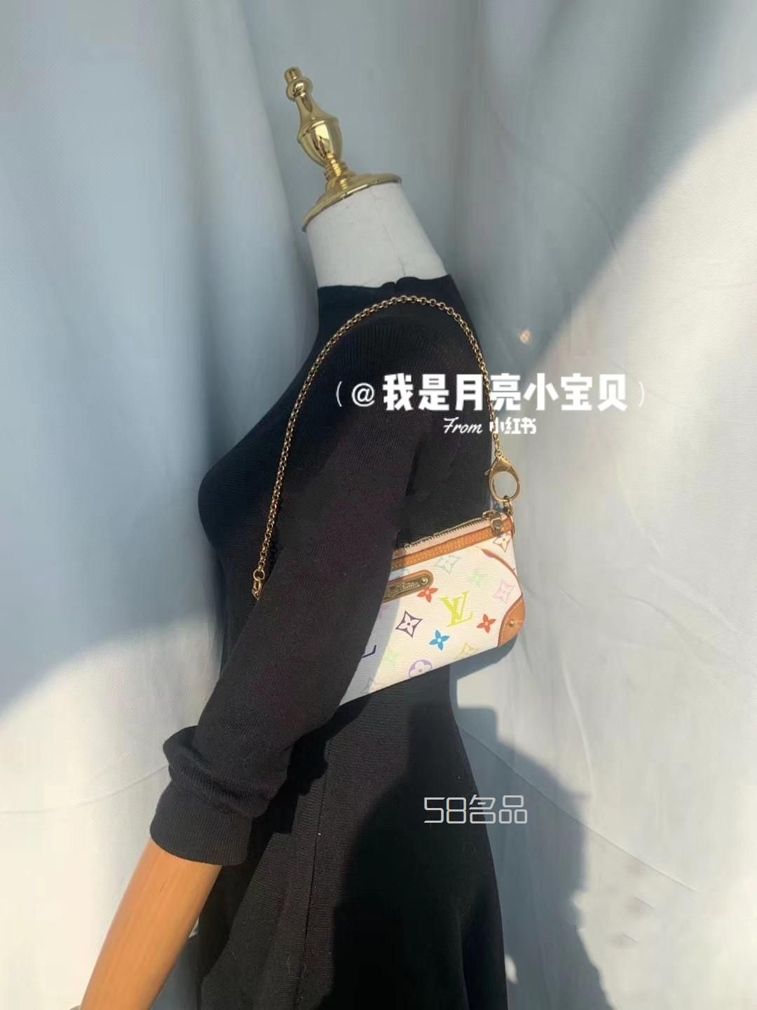 第34只中古包Lv 白三彩麻將包,kimono lv