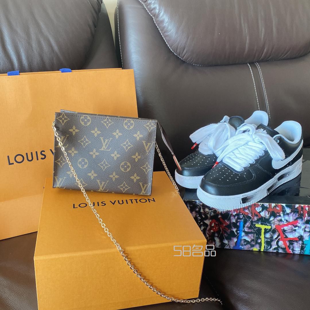lv19洗漱包,lv老花圓筒子母包
