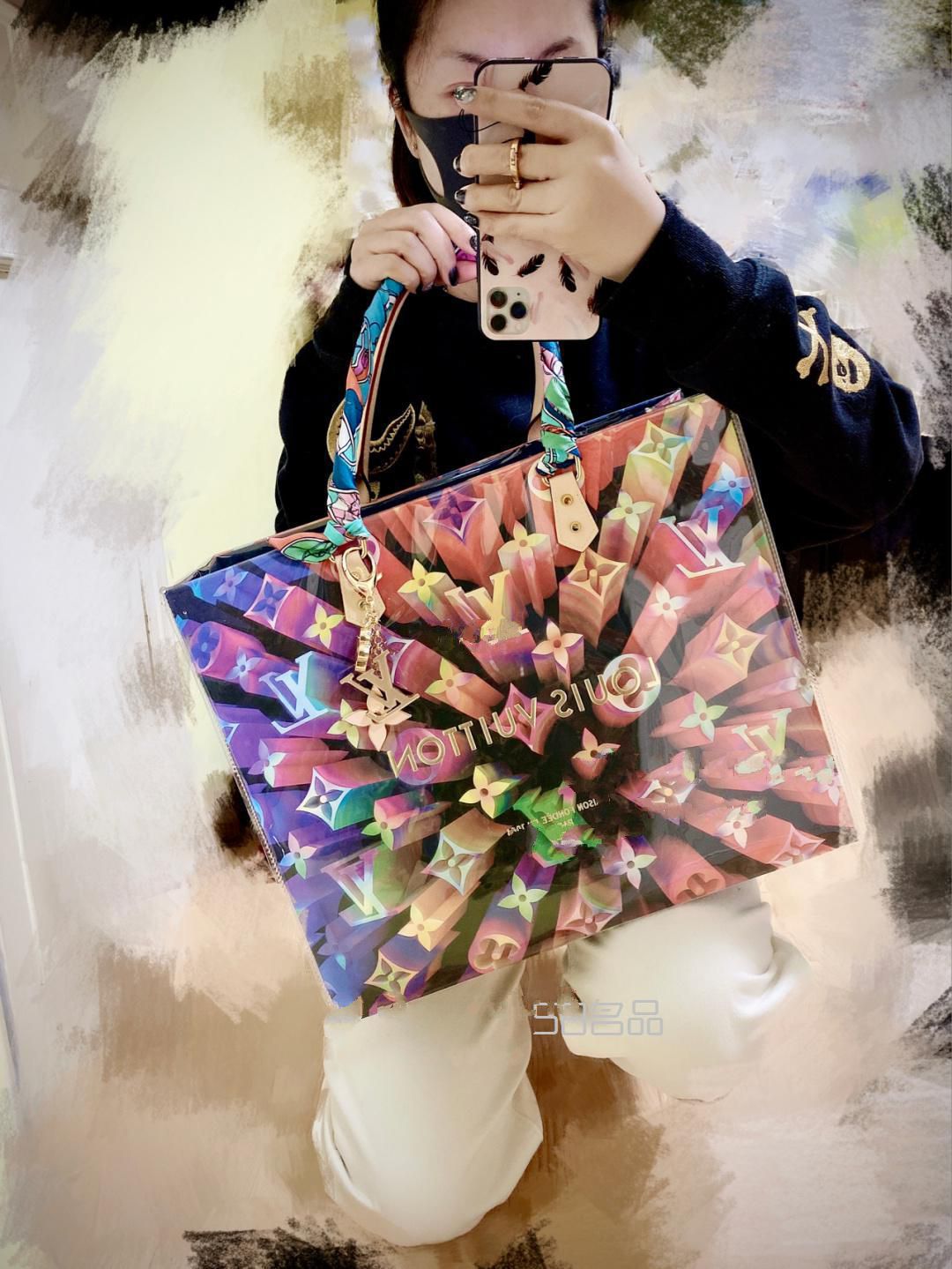 小姐姐教你 LV大號紙袋改托特出街包,lv繩結包包價格和圖片