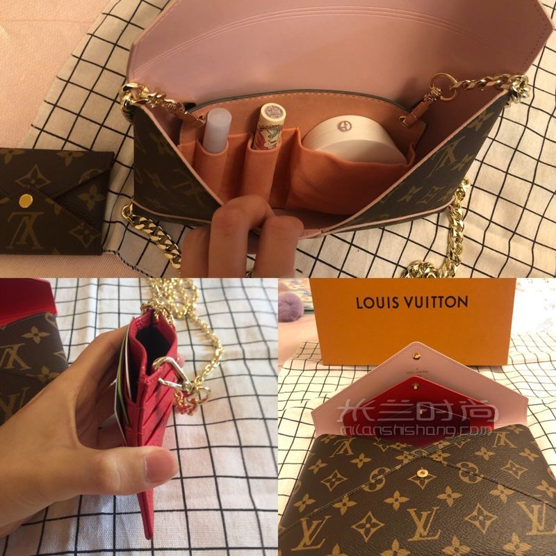 LV三合一信封包超實用手拿包分享，18年新款一包在手百包我也有！