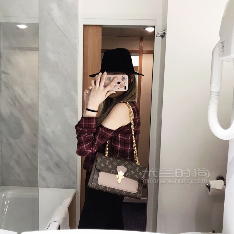 德國法蘭克福市區意外收獲lv咖色鏈條包,心水的包包