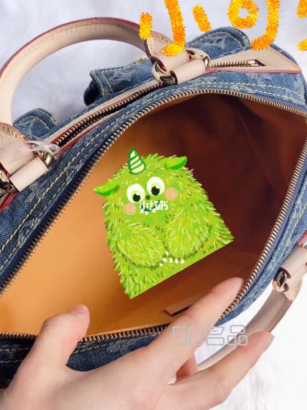 lv中古牛仔枕頭包再也不用擔心刮皮皮咯,lv中國官網女包