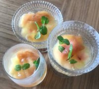 魚膠粉怎么做果凍桃子，用魚膠粉做果凍